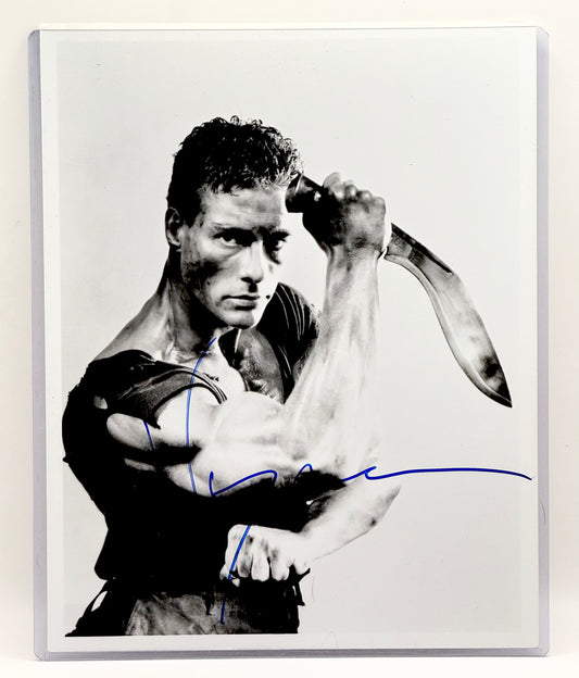 Jean Claude Van Damme Cyborg Signed 8x10 Photo Beckett Certified