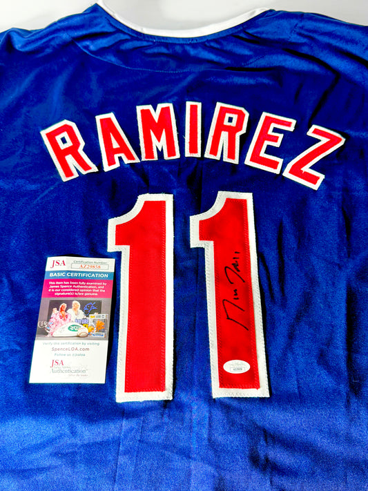 Jose Ramirez Signed Guardians Jersey JSA Certified