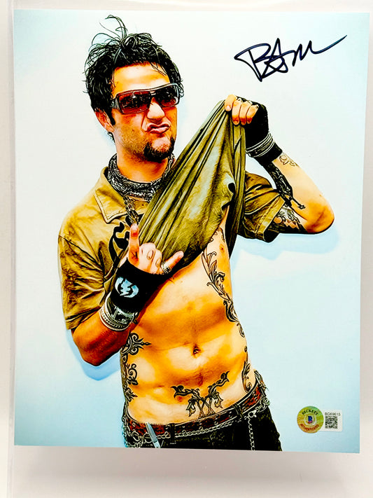 Bam Margera Jackass Signed 8x10 Photo Beckett Certified