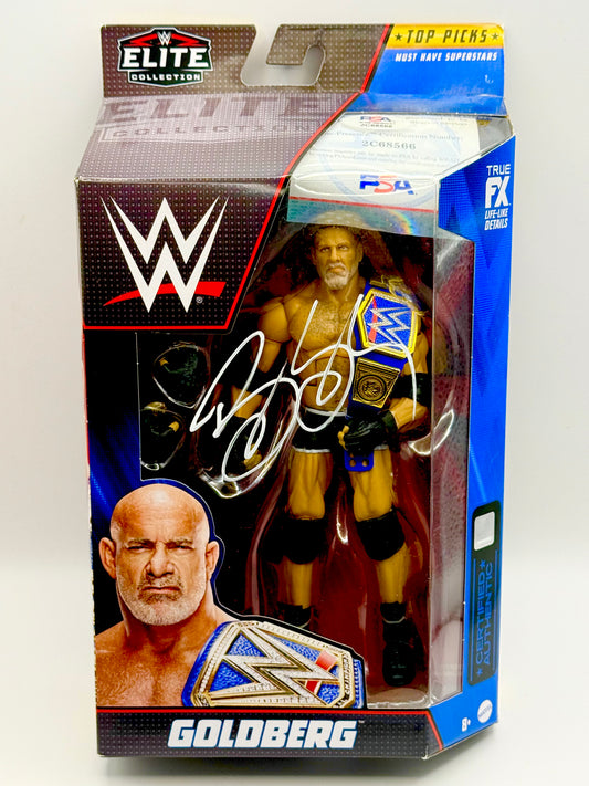 Bill Goldberg WWF Signed Action Figure PSA Certified