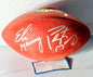 Peyton Manning & Eli Manning Signed Official Duke Football Giants and Colts Broncos Steiner Certified