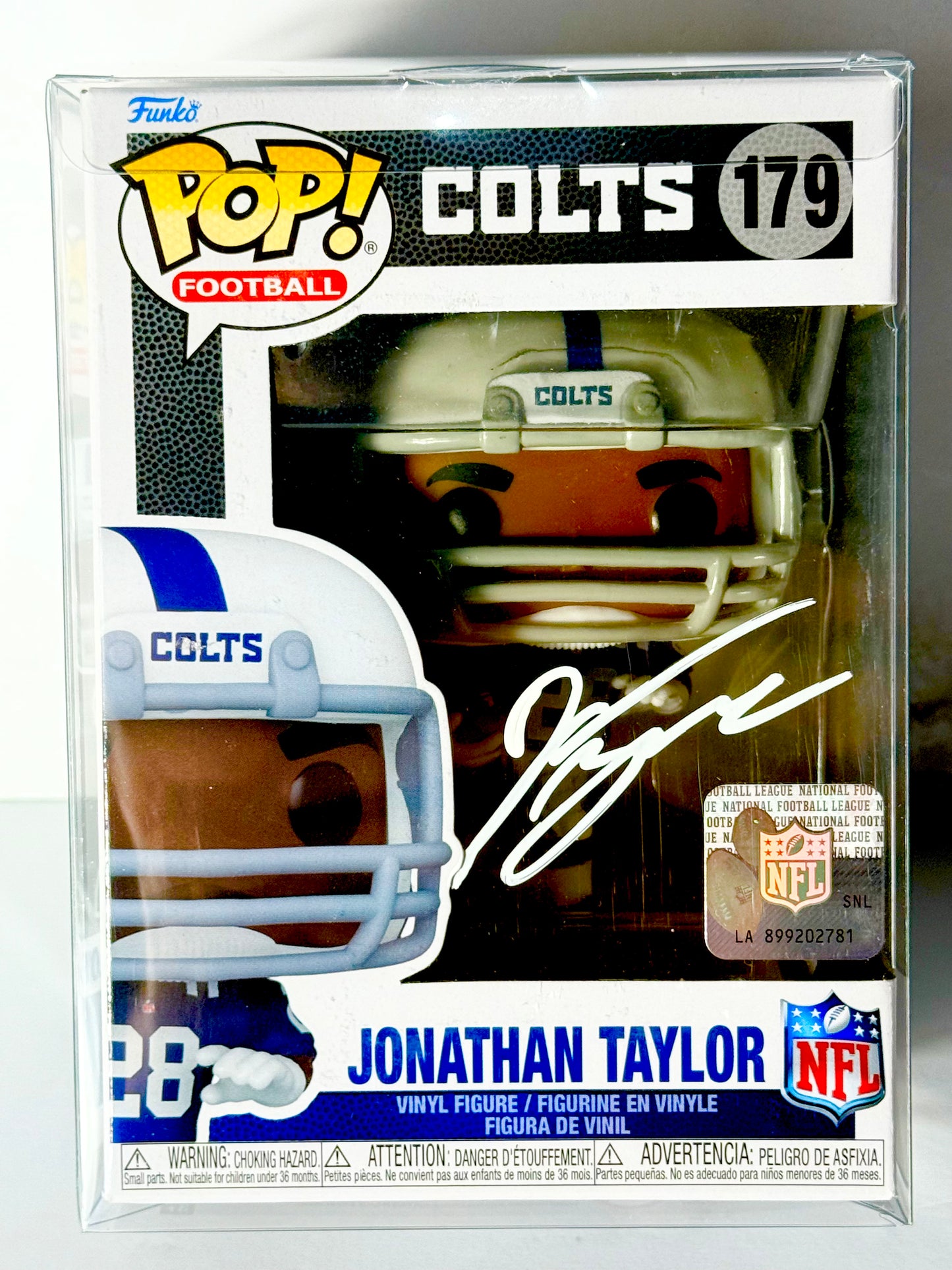 Johnathan Taylor Signed Colts Funko Pop Fanatics Certified