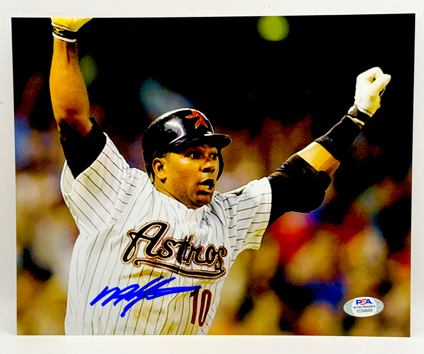 Miguel Tejada Signed Astros 8x10 Photo PSA Certified