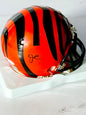 Jamarr Chase Signed Bengals Mini Helmet JSA Certified