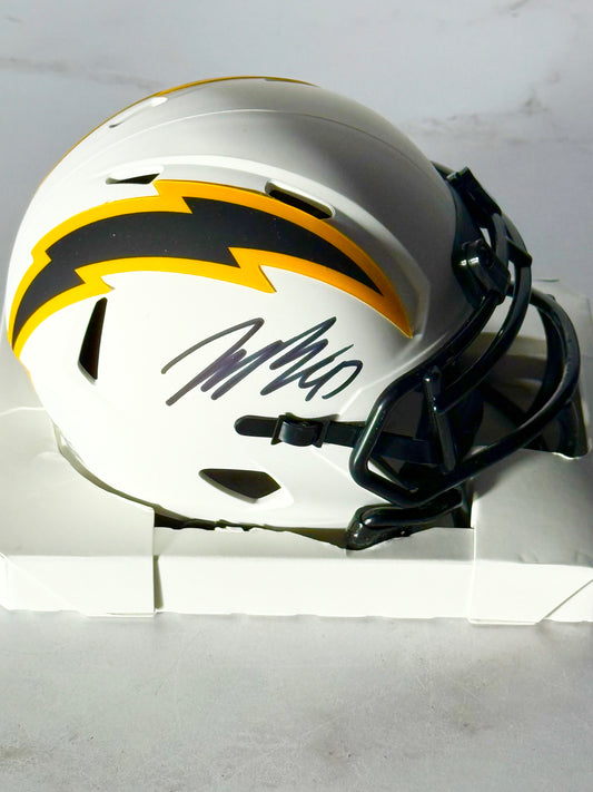 Joey Bosa Signed Chargers Lunar Mini Helmet JSA Certified