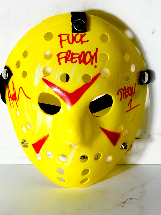 Ari Lehman Signed Jason Mask JSA Certified