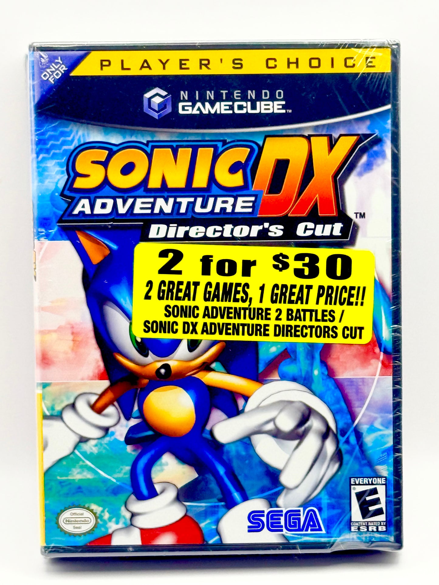 Sonic Adventure Dual Pack Nintendo GameCube NEW Sealed (VERY RARE)