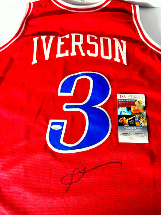 Allen Iverson Signed 76ers Jersey JSA Certified