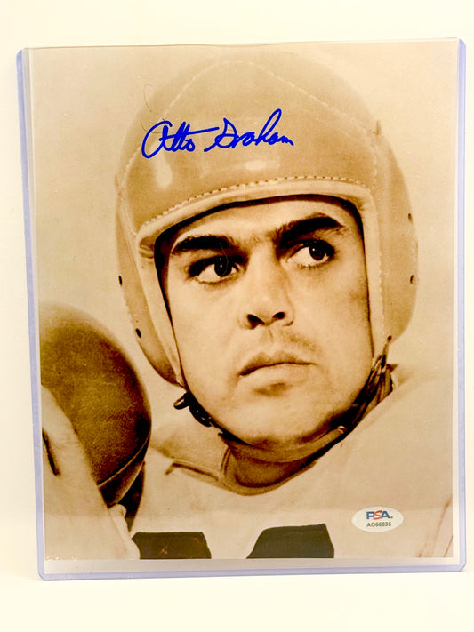 Otto Graham Signed 8x10 Photo PSA Certified