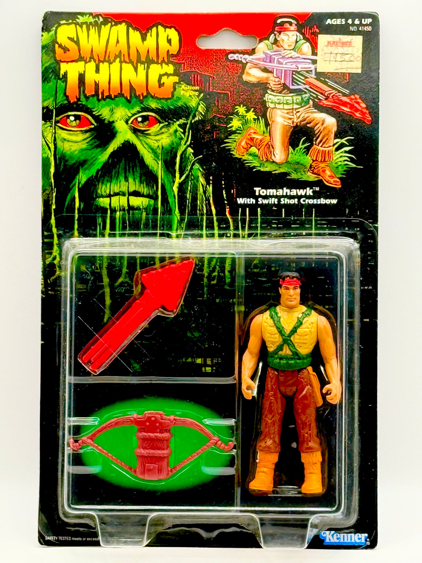 1990 Swamp Thing Tomahawk Action Figure NIB