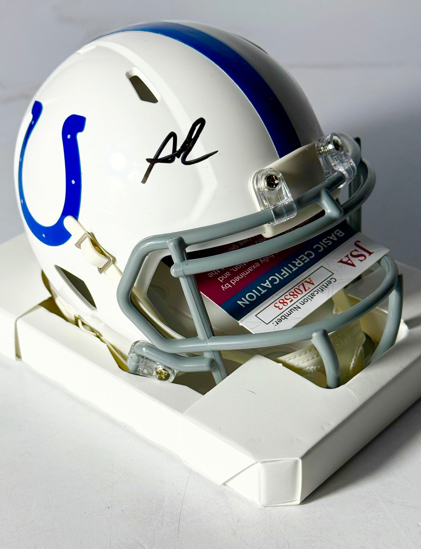 Anthony Richardson Signed Colts Mini Helmet JSA Certified