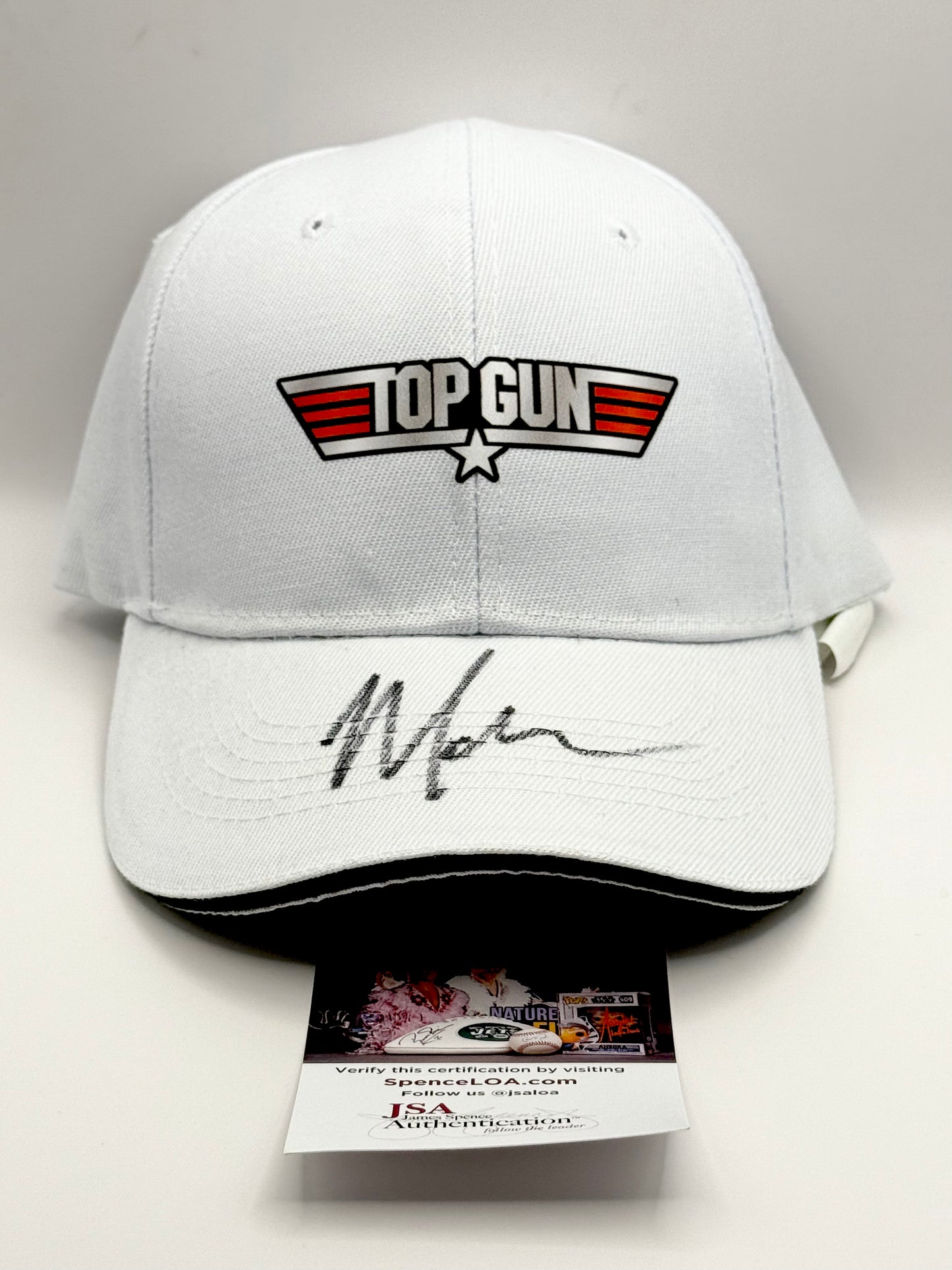 Miles Teller Signed Top Gun Hat JSA Certified