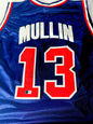 Chris Mullin Signed Team USA Warriors Jersey Beckett Certified