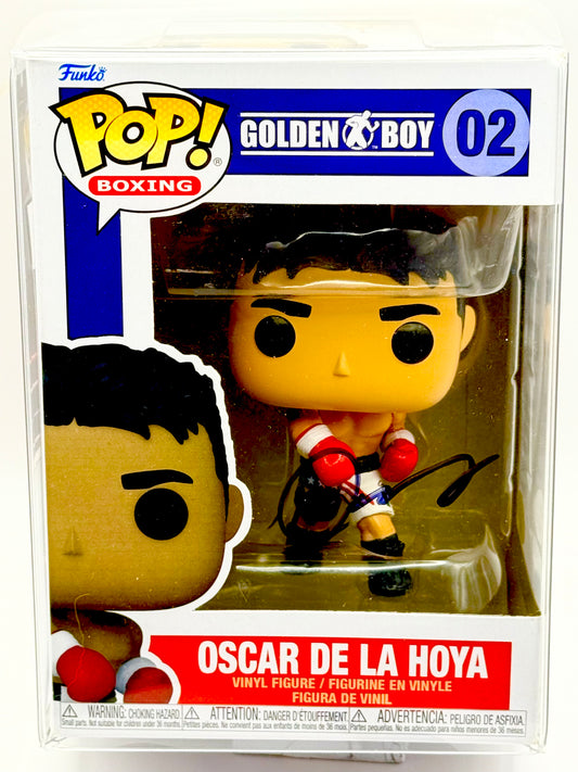 Oscar De La Hoya Signed Funko Pop JSA Certified