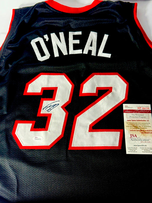 Shaquille O’Neil Signed Heat Jersey JSA Certified