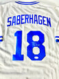 Brett Saberhagen Signed Royals Jersey JSA Certified