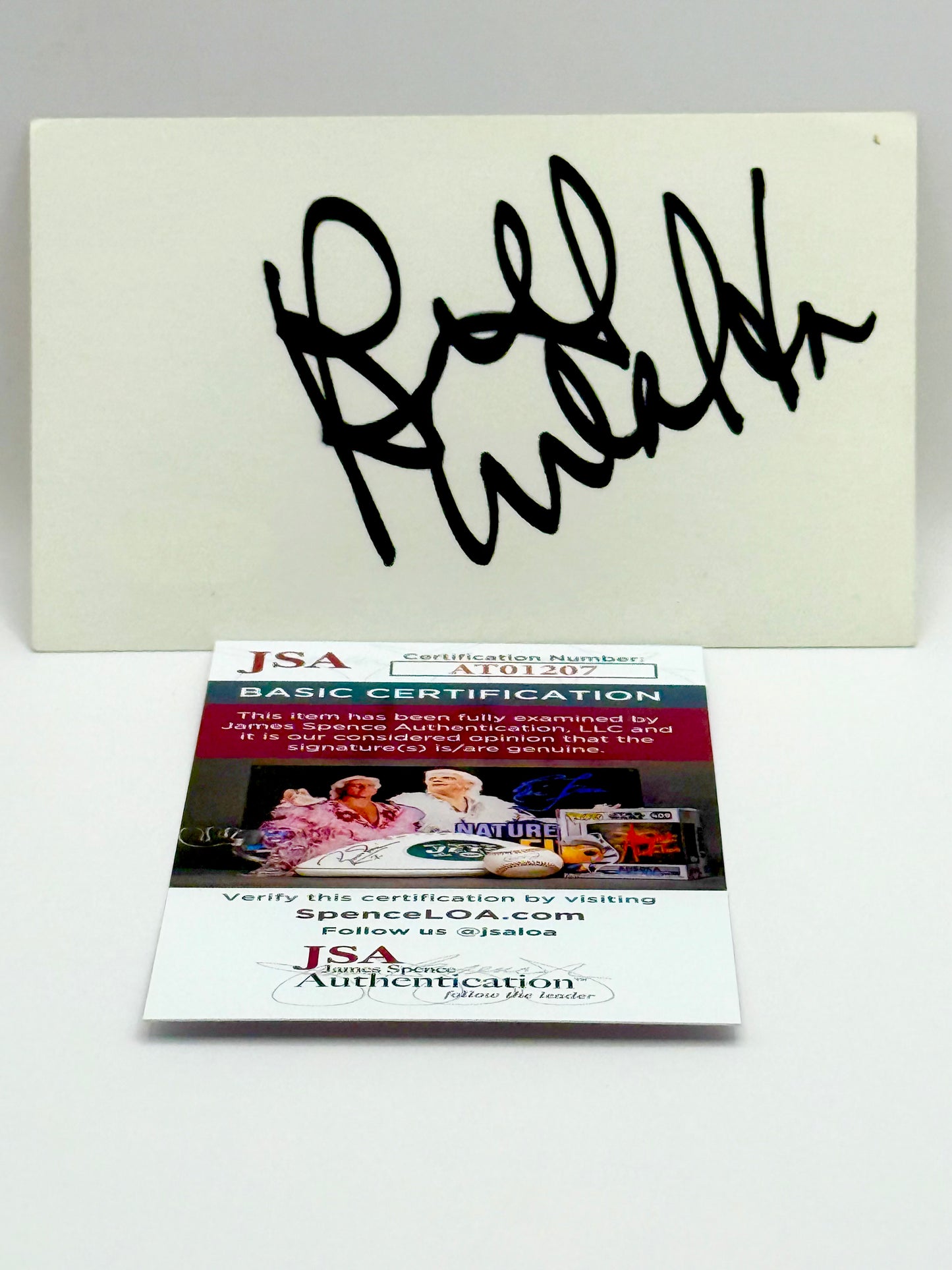 Bill Walton Signed Cut JSA Certified