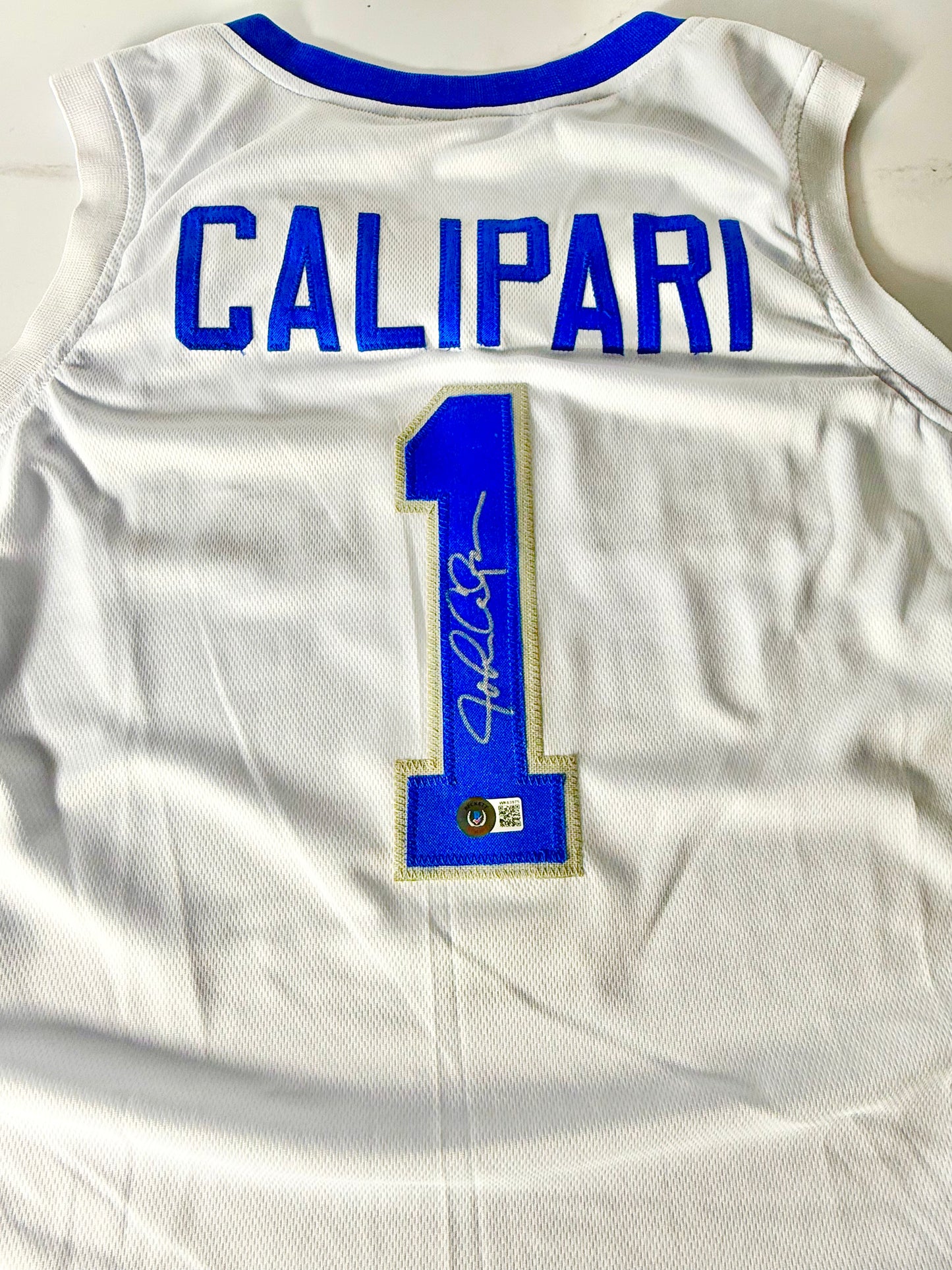 John Calipari Kentucky Coach Signed Jersey Beckett Certified