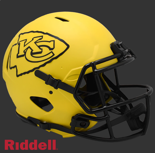 PRE-ORDER JUSTIN WATSON SIGNED KANSAS CITY CHIEFS RAVE SPEED AUTHENTIC HELMET BECKETT CERTIFIED